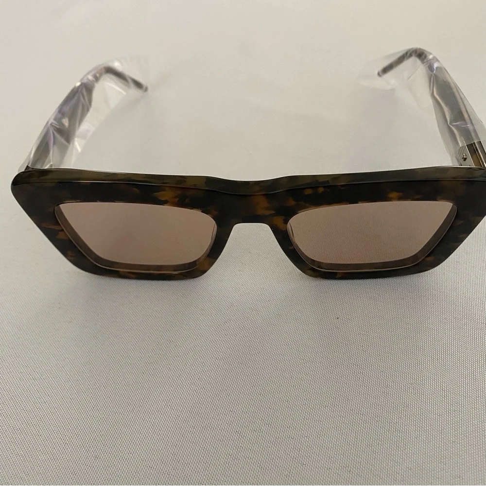 Thom Browne Womens Sunglasses 52mm Square 100% UV Protection Tortoise Luxury NWT